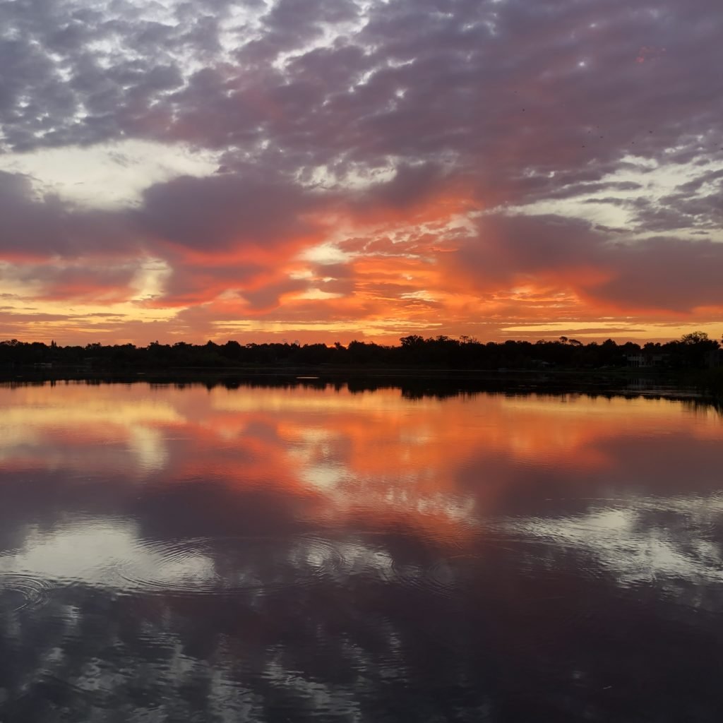 Sunrise on Lake Holden