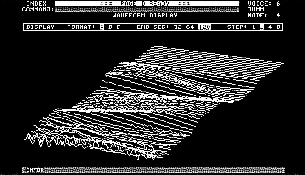 Fairlight CMI Screen